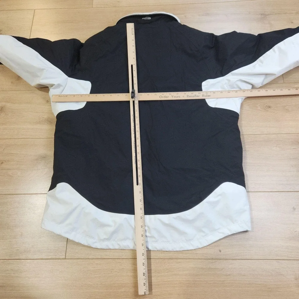 Y2K Nike ACG Jacket Mens Large Black White Hooded Full Zip Ski Snowboard